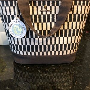 Spartina lunch tote bag